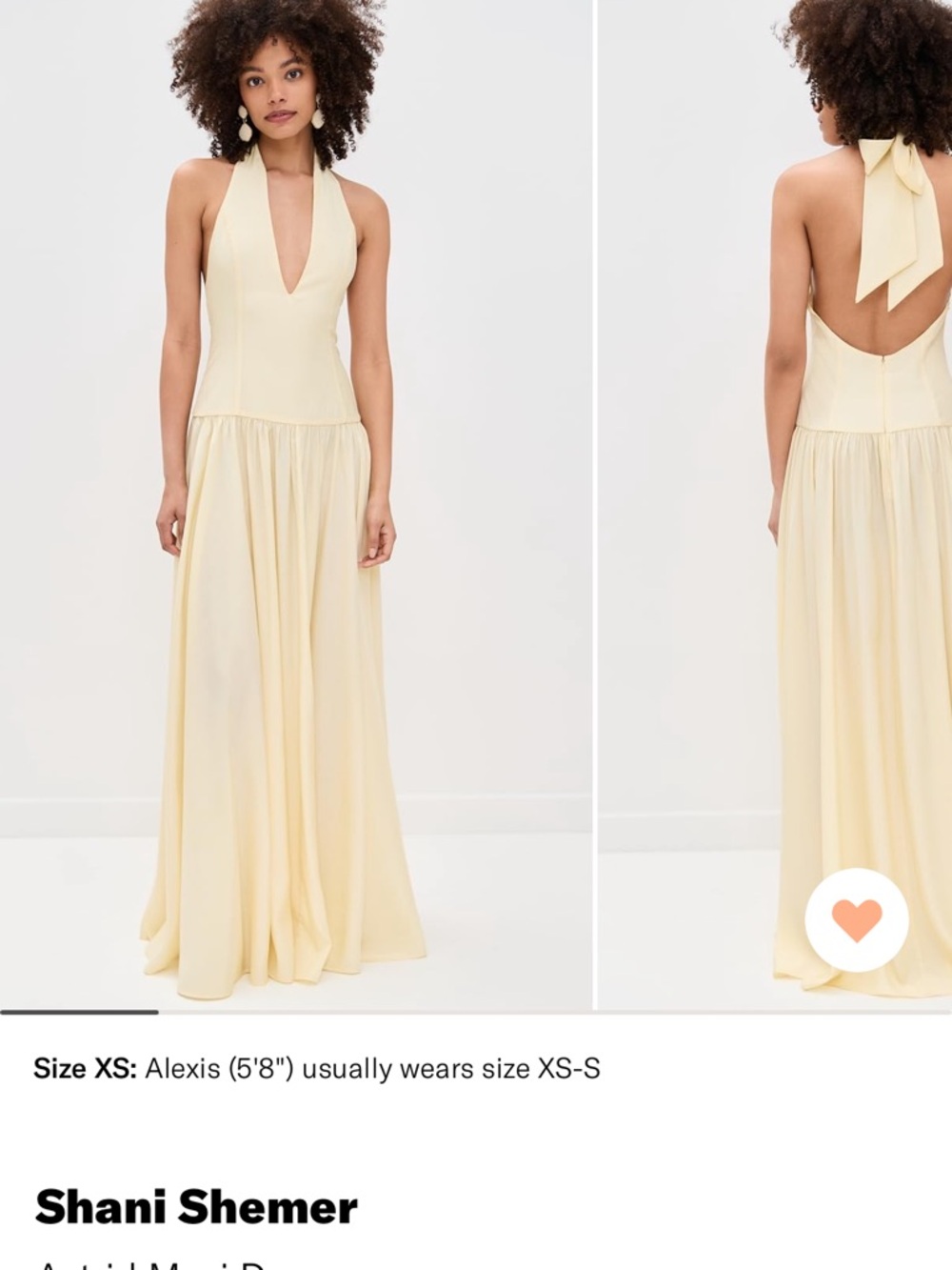 Shani Shemer Halter Maxi Dress